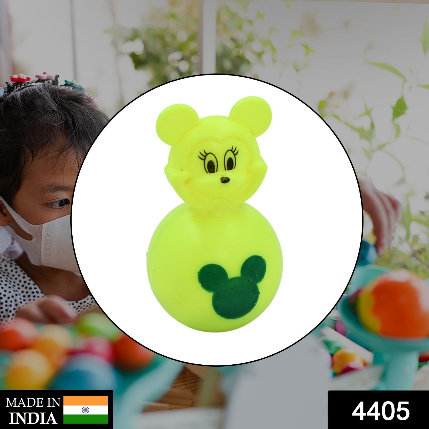 Balancing toy for babies with bright colors Balancing toy for babies with bright colors